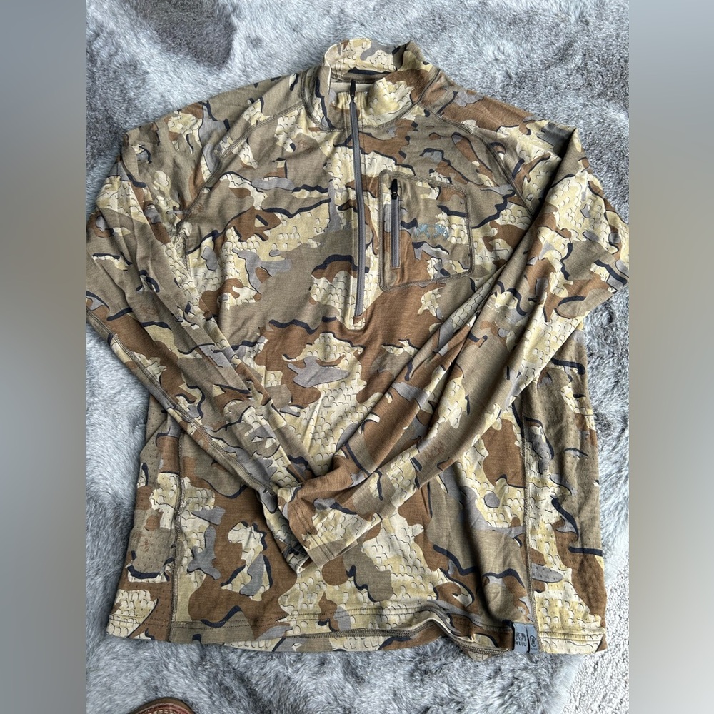 KUIU Merino Wool Camouflage Pullover